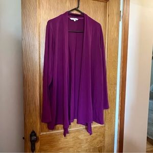 41 Hawthorne Pink Cardigan. Size 2X.